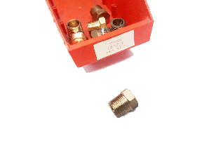 Brass Fitting 3/8 BSPT HEX PLUG | PN: 315206