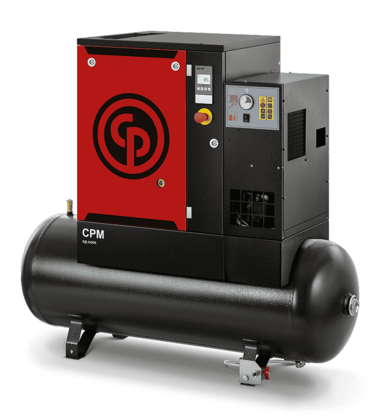 Chicago Pneumatic CPM 5.5 Oil Injected Screw Compressor with 200L ...