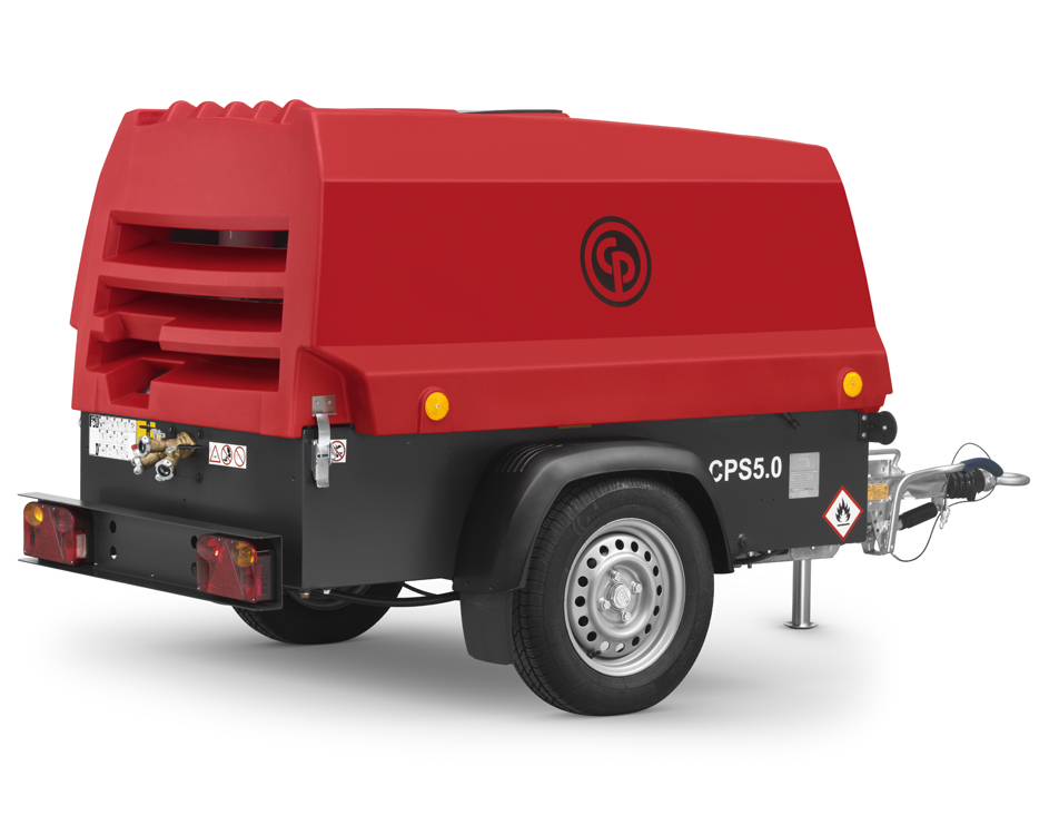Chicago Pneumatic Portable Diesel Compressor CPS 5.0 RED ROCK