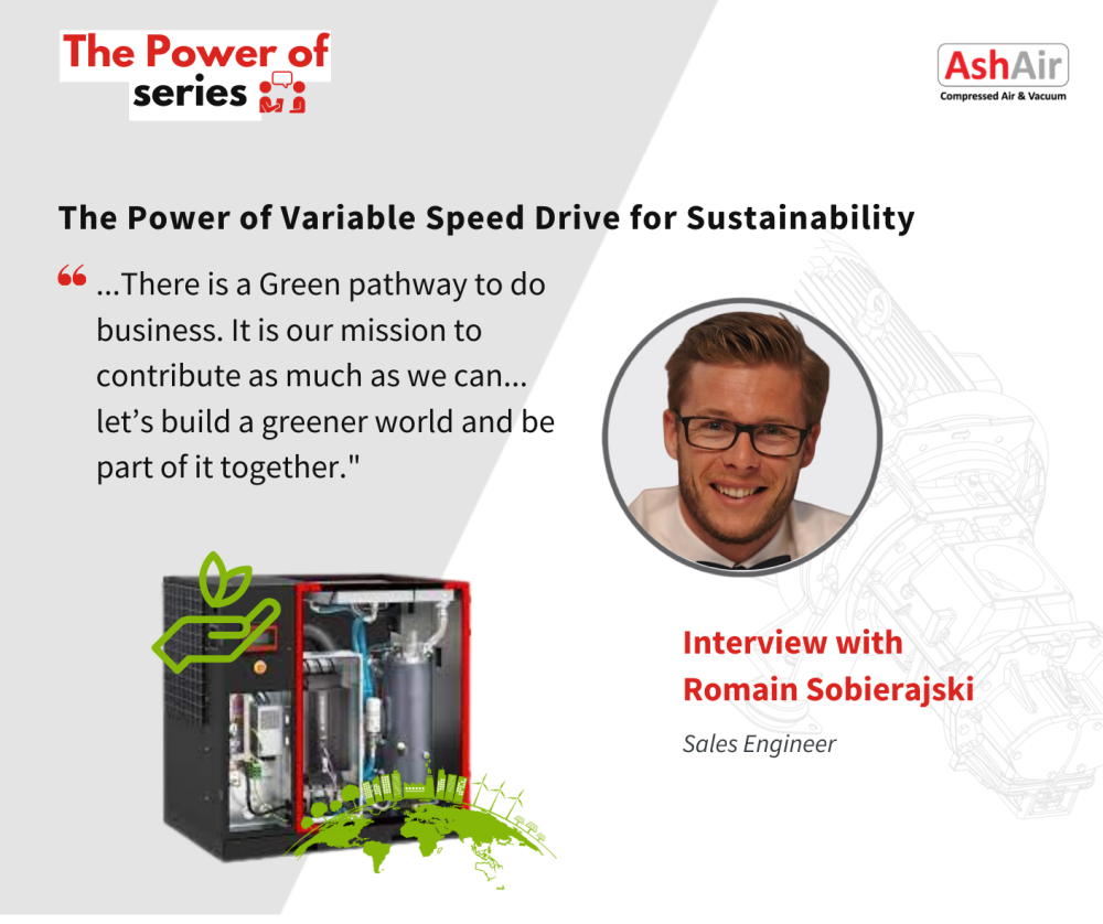 Revisit // Variable Speed Drive Compressors - Helping You Become More Sustainable, with Romain Sobierajski | The Power Of Series