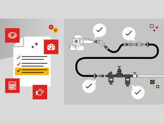 How to set up my air line correctly